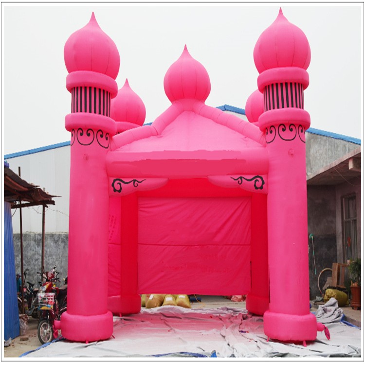 黄竹镇粉色帐篷